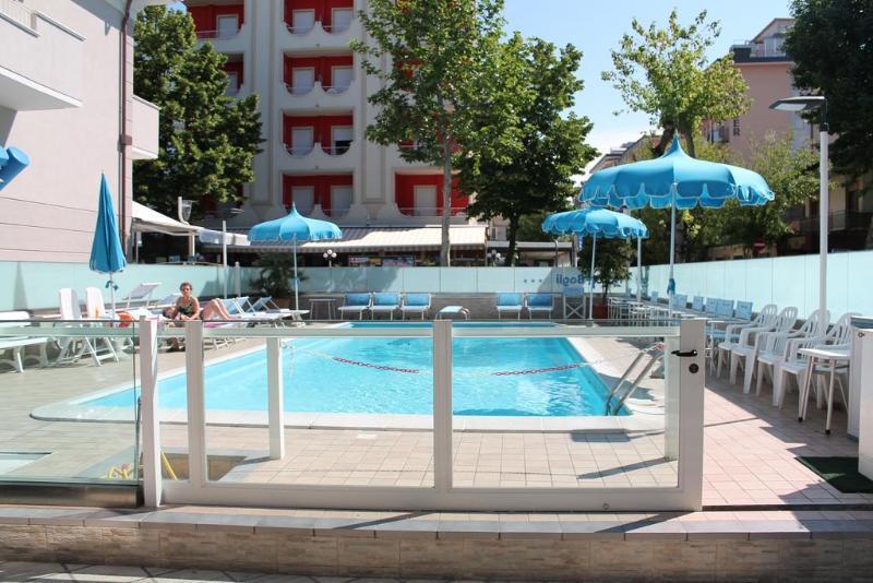 Hotel Bagli Rímini Exterior foto