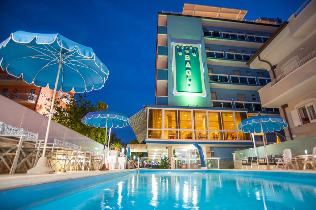 Hotel Bagli Rímini Exterior foto