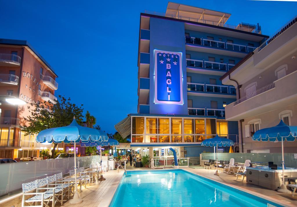Hotel Bagli Rímini Exterior foto